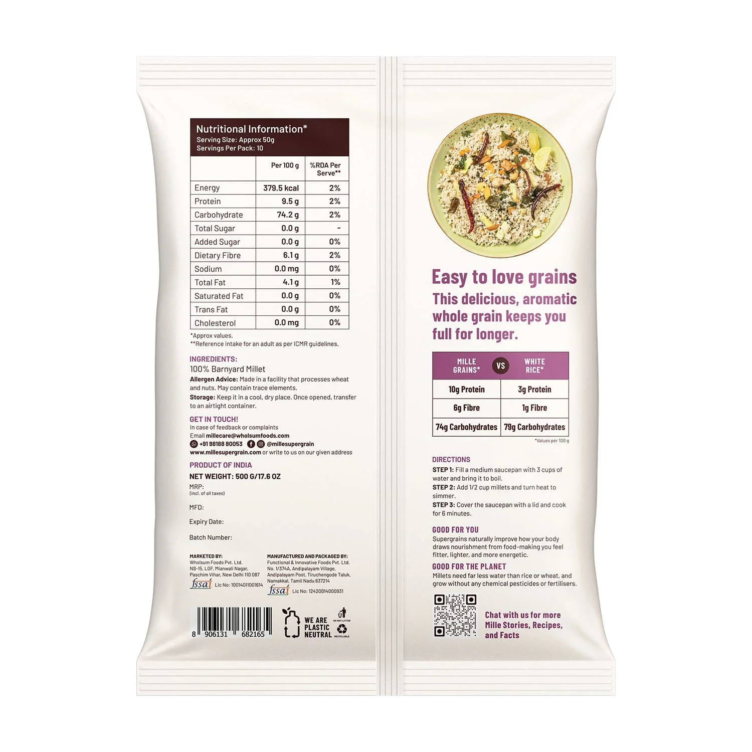 Barnyard millet (Samwa/Samak rice) Fasting Friendly | No Soaking required - Image 7
