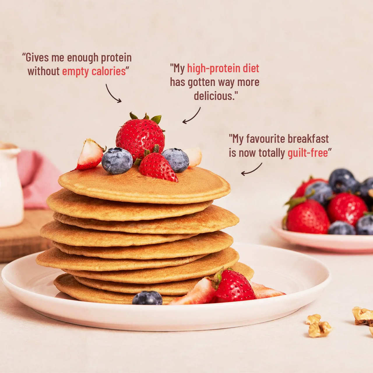 Classic Pancake mix, 0 Sugar | No maida, 17g Protein - Image 3