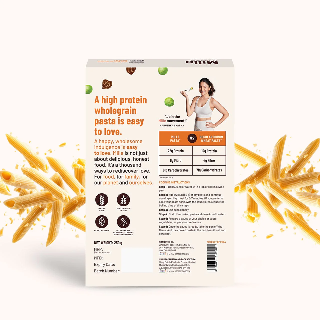 High Protein Pasta | Penne |  Gluten Free | 21g Protein - Image 8