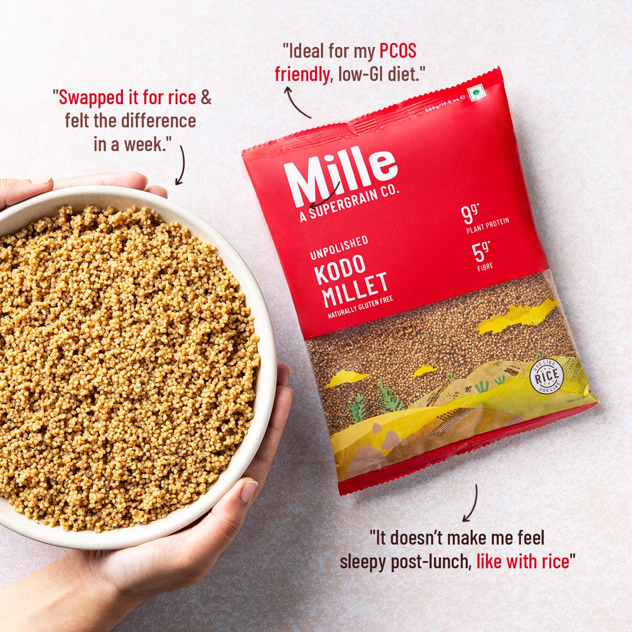 Kodo Millet (Kodra/Arikelu) Fasting Friendly | No Soaking required - Image 4