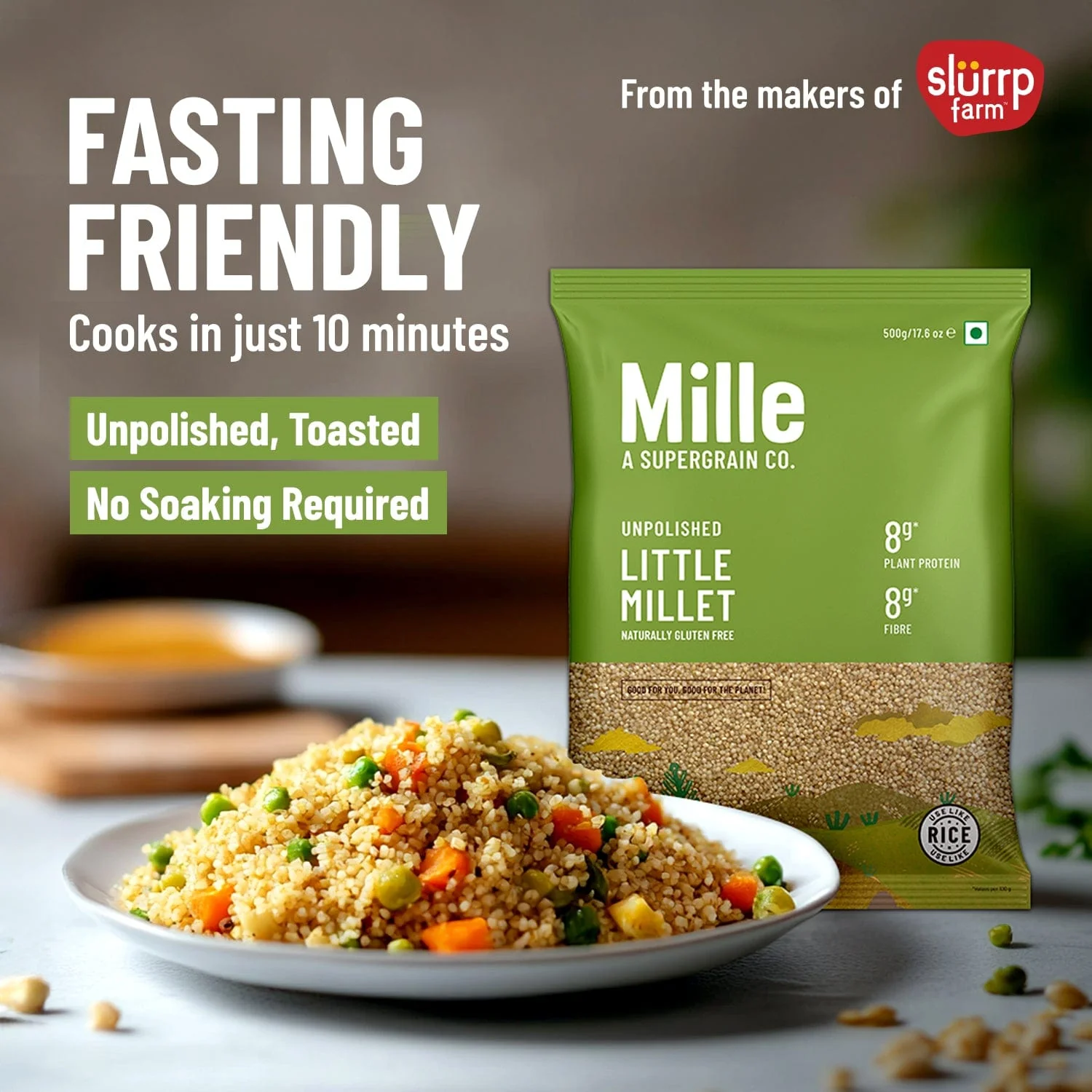 Little millet (Kutki) Fasting Friendly | No Soaking required | Pack of 2 - Image 3