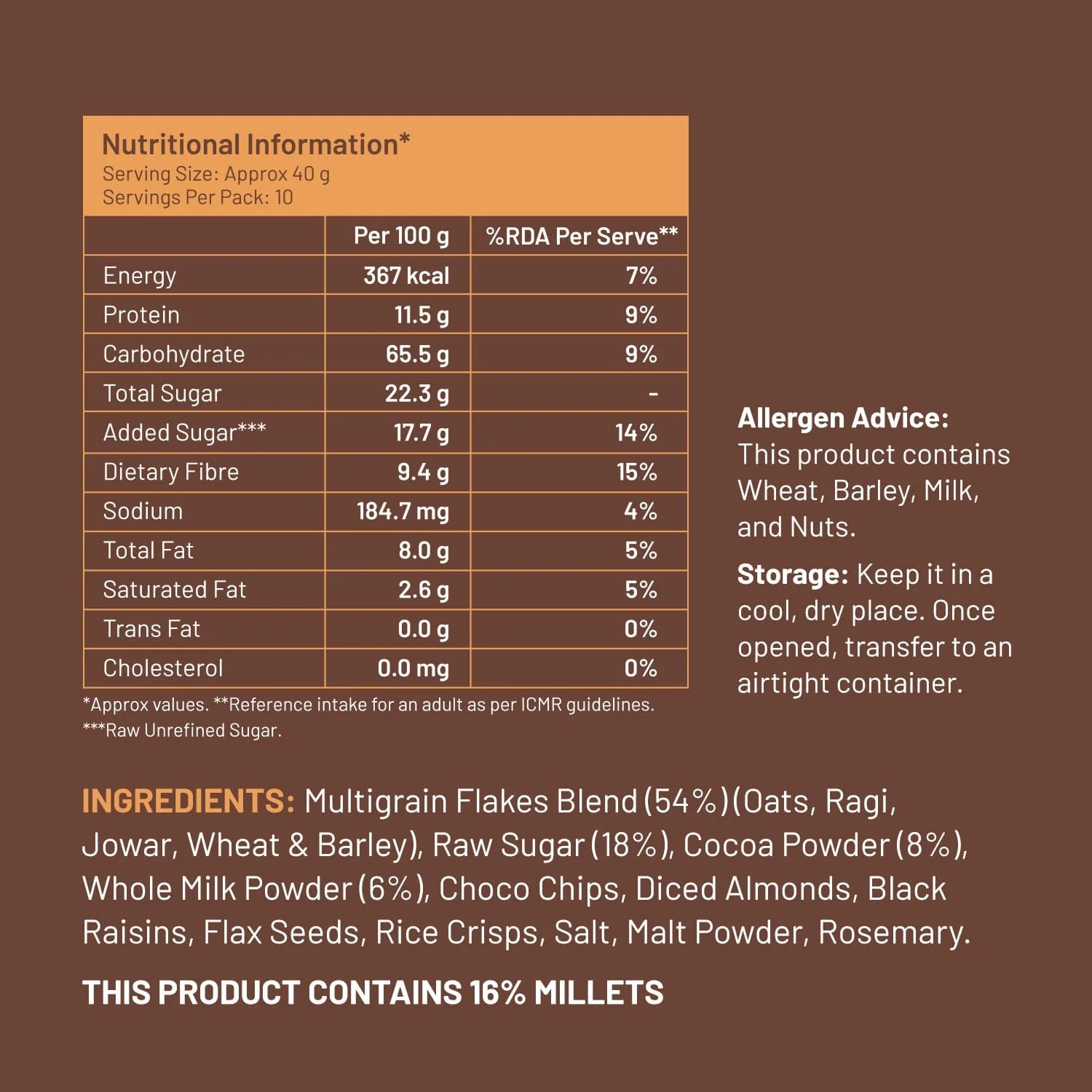 High-Protein Chocolate Oatmeal with Fruits & Nuts - Image 7