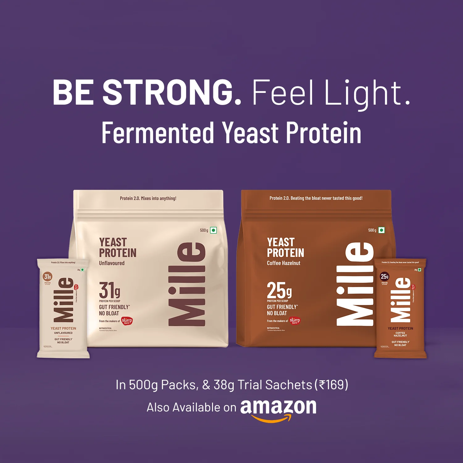 Mille Protein | 31g Protein/Scoop | Unflavoured Trial Pack of 7 | 38g Trial Pack x 7 - Image 11