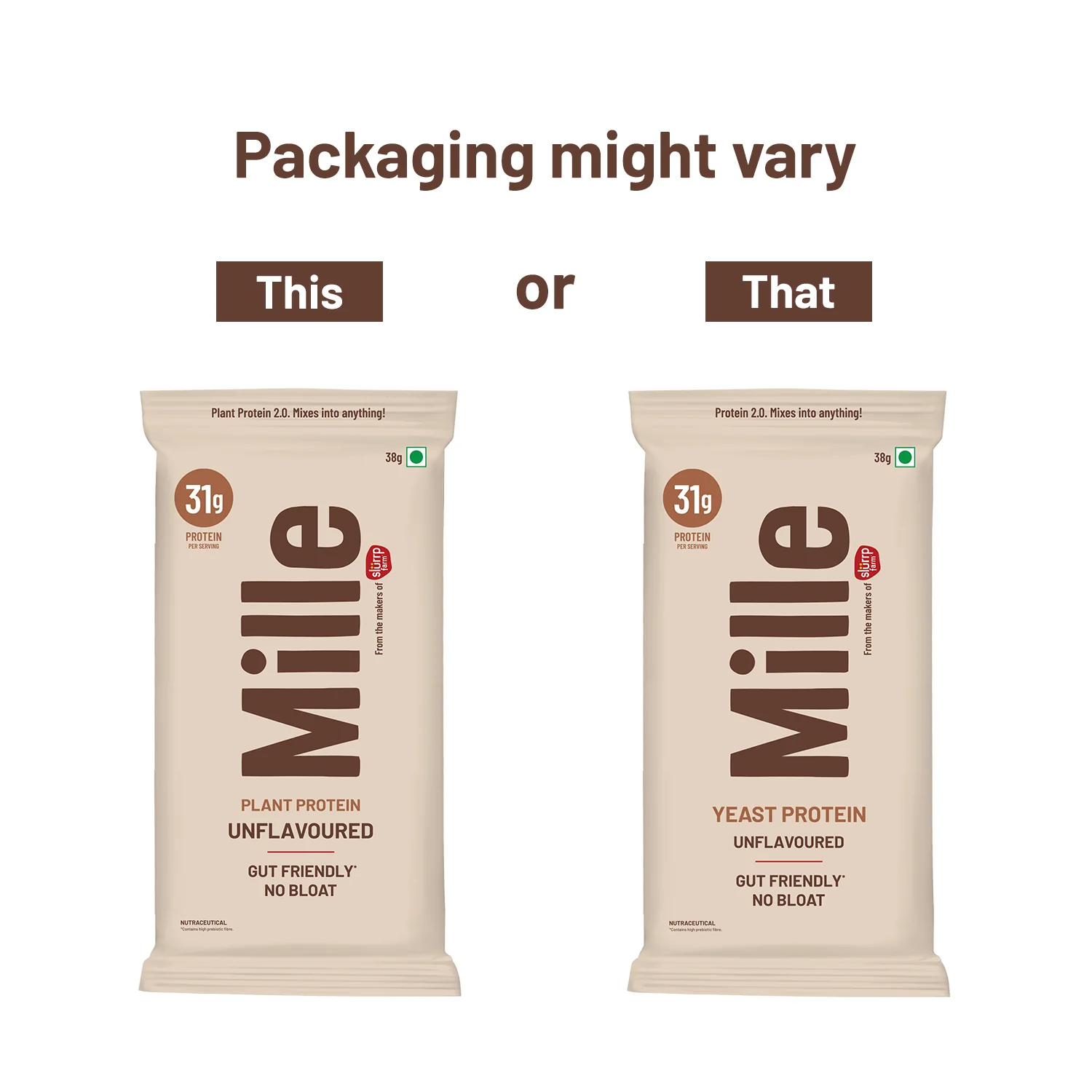 Mille Protein | 31g/Scoop | Unflavoured | Fermented Yeast Protein | No Bloat I Vegan | 38g Trial Pack (Pack of 3) - Image 11
