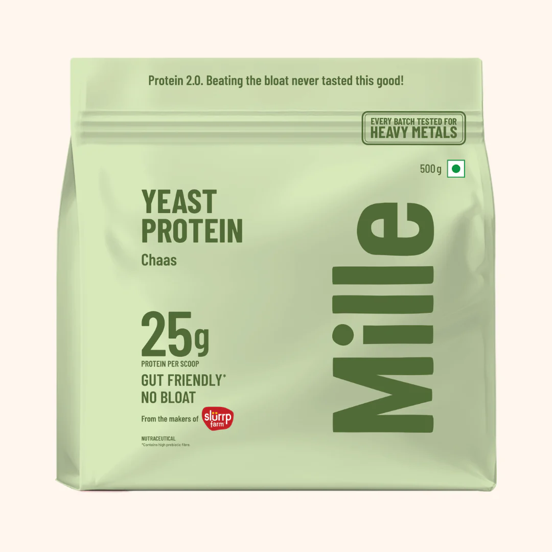 Mille Buttermilk Yeast Protein | 25g/Scoop | Savoury, No Added Sugar | Bio-Fermented Yeast Protein | Gut Friendly | PDCAAS 1.0