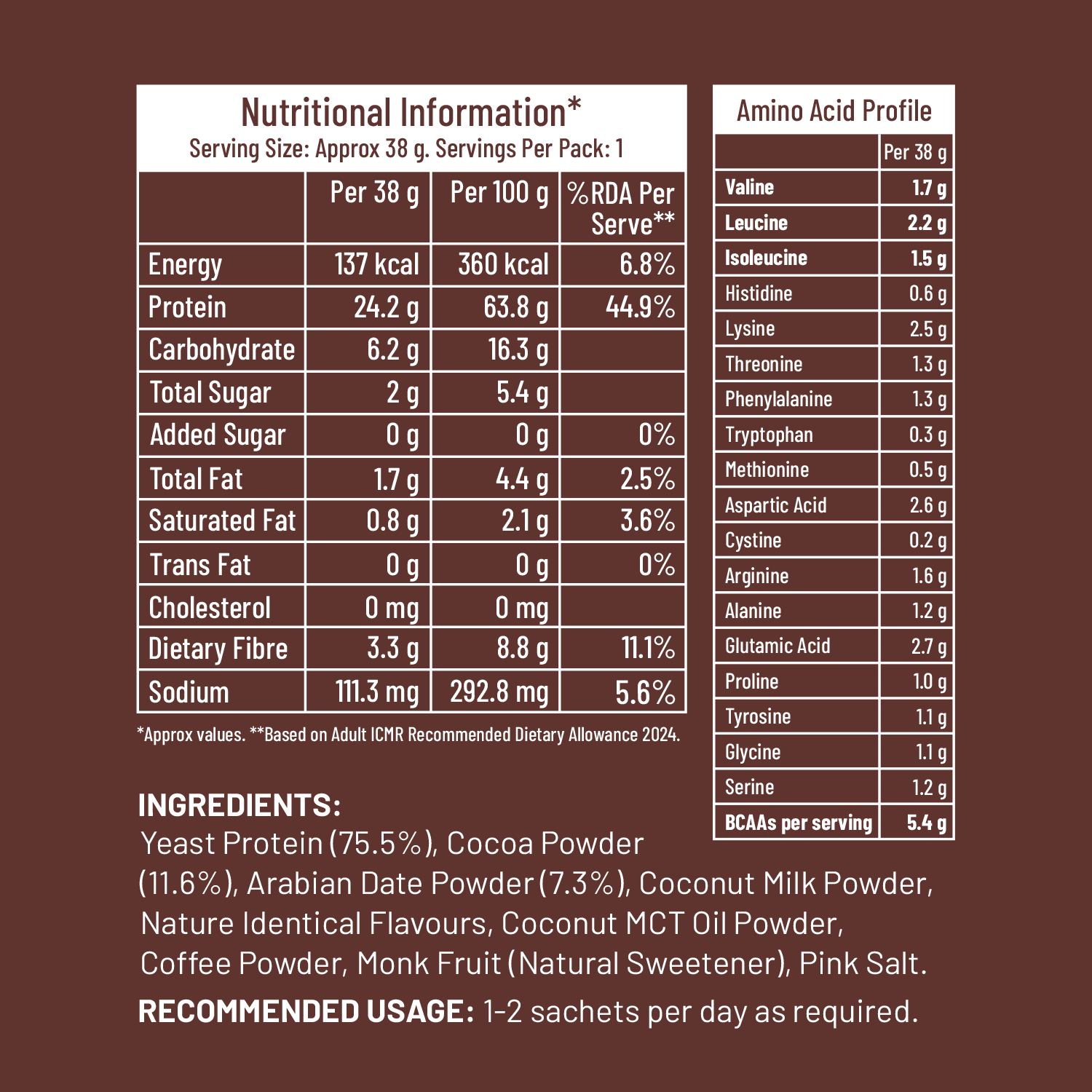 Mille Yeast Protein | Up to 31g Per Serve | Assorted Pack | Bio-Fermented Yeast Protein | Gut Friendly | 3×38g Trial Pack - Image 5